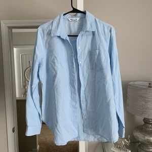 Button down blue shirt